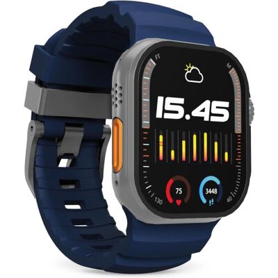 Puro IncARMORInc Ersatzarmband für Apple Watch 42-49mm (Silikon), Uhrenarmband, Blau Puro IncARMORInc Ersatzarmband für Apple Watch 42-49mm (Silikon), Uhrenarmband, Blau