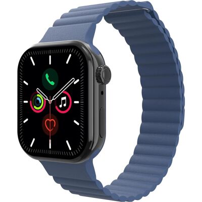 Just in Case Watchstrap für smartwatch (PU Leather), Uhrenarmband, Blau Just in Case Watchstrap für smartwatch (PU Leather), Uhrenarmband, Blau