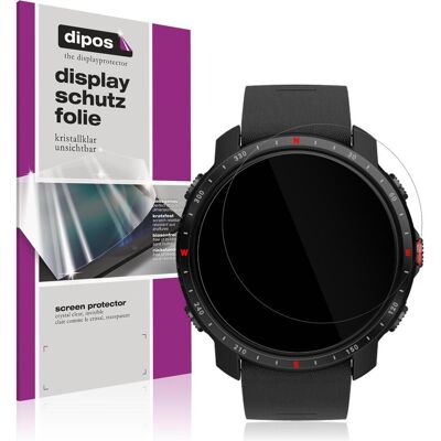 Dipos Schutzfolie Klar für Polar Grit X, Smartwatch Schutzfolie, Transparent Dipos Schutzfolie Klar für Polar Grit X, Smartwatch Schutzfolie, Transparent