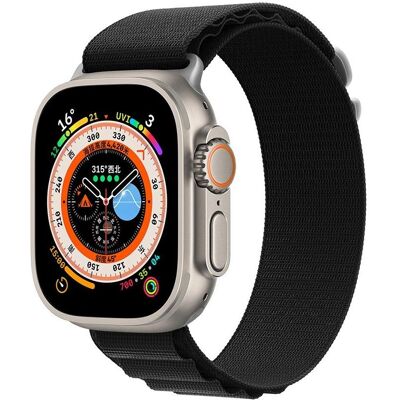 Devia Deluxe Sport 5 schwarz / Armband für Apple Watch 40/41 mm / Nylon / Verstellbar (Nylon), Uhrenarmband, Schwarz Devia Deluxe Sport 5 schwarz / Armband für Apple Watch 40/41 mm / Nylon / Verstellbar (Nylon), Uhrenarmband, Schwarz