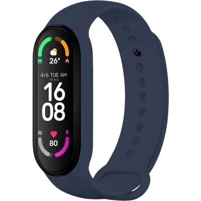 Fixed Silikongurt Xiaomi Band 7/ mi Band 6/ mi Band für 5 intelligente Klassen, blau (Silikon), Uhrenarmband, Blau Fixed Silikongurt Xiaomi Band 7/ mi Band 6/ mi Band für 5 intelligente Klassen, blau (Silikon), Uhrenarmband, Blau