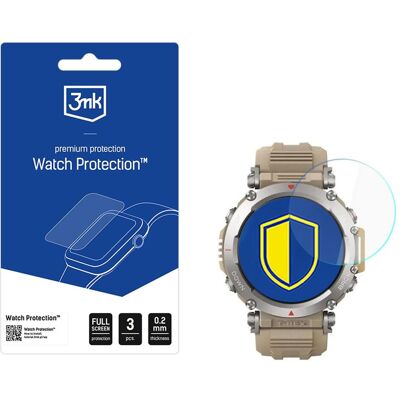 3MK Watch Protection FlexibleGlass pro Amazfit T-Rex Ultra, Smartwatch Schutzfolie, Transparent 3MK Watch Protection FlexibleGlass pro Amazfit T-Rex Ultra, Smartwatch Schutzfolie, Transparent