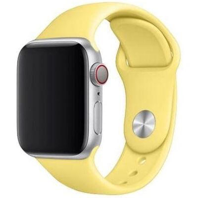 Apple Watch Gelb Silikonsportarmband - Smartwatch-Zubehör Apple Watch Gelb Silikonsportarmband - Smartwatch-Zubehör