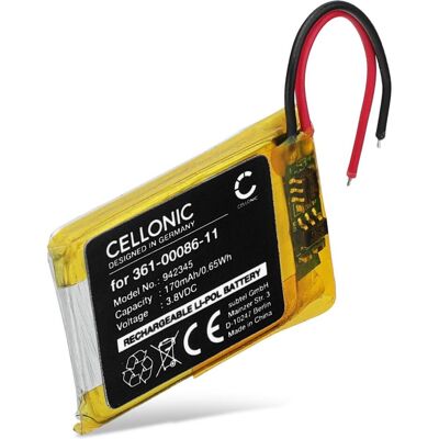 Cellonic Akku für Garmin Forerunner 245, Music, Amazfit GTR 2E, Smartwatch Zubehör, Schwarz Cellonic Akku für Garmin Forerunner 245, Music, Amazfit GTR 2E, Smartwatch Zubehör, Schwarz