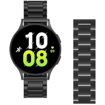 Just in Case Watchstrap für smartwatch (20 mm, Titan), Uhrenarmband, Schwarz Just in Case Watchstrap für smartwatch (20 mm, Titan), Uhrenarmband, Schwarz