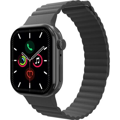 Just in Case Watchstrap für smartwatch (PU Leather), Uhrenarmband, Schwarz Just in Case Watchstrap für smartwatch (PU Leather), Uhrenarmband, Schwarz