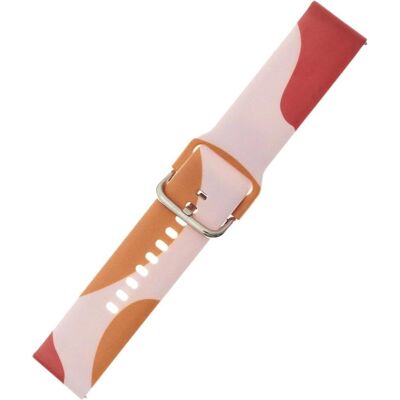 Hurtel Strap Moro Band For Samsung Galaxy Watch 46mm Silicone Strap Watch Bracelet Pattern 12 (22 mm, Kunststoff, Silicone), Uhrenarmband, Orange, Rot, Rosa, Mehrfarbig Hurtel Strap Moro Band For Samsung Galaxy Watch 46mm Silicone Strap Watch Bracelet Pattern 12 (22 mm, Kunststoff, Silicone), Uhrenarmband, Orange, Rot, Rosa, Mehrfarbig