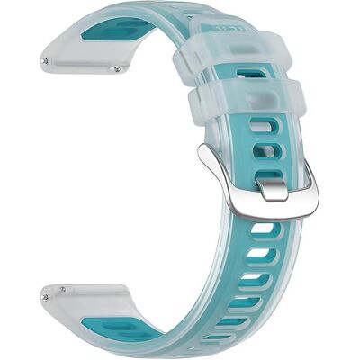 Techsuit - Watchband (W084) - Samsung Gear S3 46mm - Turquoise (Silikon), Uhrenarmband, Türkis Techsuit - Watchband (W084) - Samsung Gear S3 46mm - Turquoise (Silikon), Uhrenarmband, Türkis