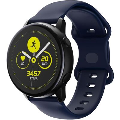 Cadorabo Armband für Samsung Galaxy Gear (22 mm, Silikon), Uhrenarmband, Blau Cadorabo Armband für Samsung Galaxy Gear (22 mm, Silikon), Uhrenarmband, Blau
