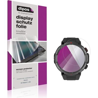 Dipos Schutzfolie Klar f??r Neow W-Watch 1.39, Smartwatch Schutzfolie Dipos Schutzfolie Klar f??r Neow W-Watch 1.39, Smartwatch Schutzfolie