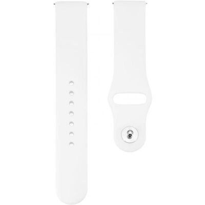 Connect 22mm Silicone Loop (S/M 110mm) (22 mm, Silicone), Uhrenarmband, Weiss Connect 22mm Silicone Loop (S/M 110mm) (22 mm, Silicone), Uhrenarmband, Weiss