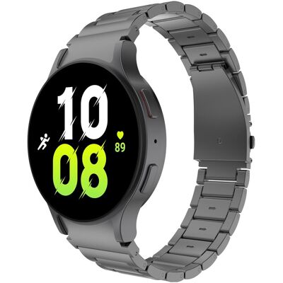 Just in Case Watchstrap für smartwatch (20 mm, Titan), Uhrenarmband, Grau Just in Case Watchstrap für smartwatch (20 mm, Titan), Uhrenarmband, Grau