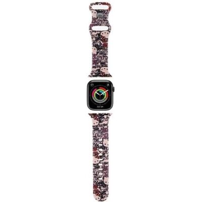 Hello Kitty Apple Watch Armband - Graffiti Rosa Hello Kitty Apple Watch Armband - Graffiti Rosa