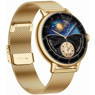 Gravity Smartwatch SMARTWATCH Damski GT33-2 GD/GD/WH (41 mm, ohne SIM), Smartwatch Gravity Smartwatch SMARTWATCH Damski GT33-2 GD/GD/WH (41 mm, ohne SIM), Smartwatch