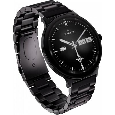 Garett Smartwatch Electronics Smartwatch Quantum black steel (ohne SIM), Smartwatch Garett Smartwatch Electronics Smartwatch Quantum black steel (ohne SIM), Smartwatch