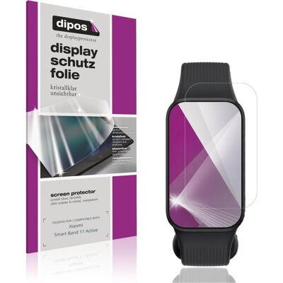 Dipos Schutzfolie Klar f??r Xiaomi Smart Band 11 Active, Smartwatch Schutzfolie, Transparent Dipos Schutzfolie Klar f??r Xiaomi Smart Band 11 Active, Smartwatch Schutzfolie, Transparent