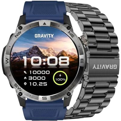 Gravity Smartwatch-Armband + Armband, Uhrenarmband, Schwarz Gravity Smartwatch-Armband + Armband, Uhrenarmband, Schwarz