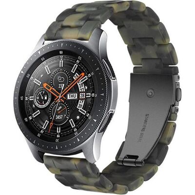 Cadorabo Armband für Samsung Galaxy Gear (22 mm, Resin), Uhrenarmband, Grün Cadorabo Armband für Samsung Galaxy Gear (22 mm, Resin), Uhrenarmband, Grün