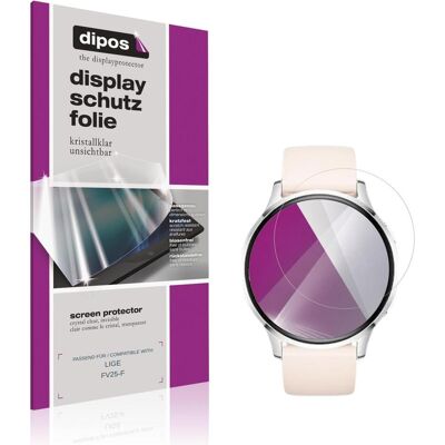 Dipos Schutzfolie Klar f??r LIGE FV25-F, Smartwatch Schutzfolie Dipos Schutzfolie Klar f??r LIGE FV25-F, Smartwatch Schutzfolie