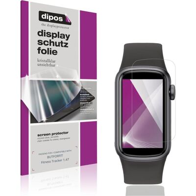Dipos Schutzfolie Klar f??r BUTFORFIT Fitness Tracker 1.47, Smartwatch Schutzfolie, Transparent Dipos Schutzfolie Klar f??r BUTFORFIT Fitness Tracker 1.47, Smartwatch Schutzfolie, Transparent