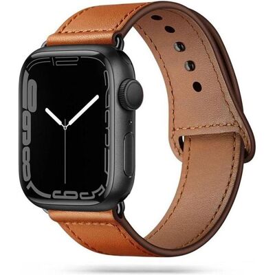 Lederarmband für Apple Watch - Braun - Passend für 42-49mm - Elegant & Langlebig Lederarmband für Apple Watch - Braun - Passend für 42-49mm - Elegant & Langlebig