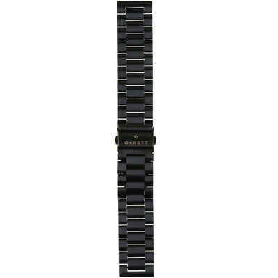 Garett univerzální řemínek 22 mm, černý kovový, typ Solid, Smartwatch Zubehör, Schwarz Garett univerzální řemínek 22 mm, černý kovový, typ Solid, Smartwatch Zubehör, Schwarz