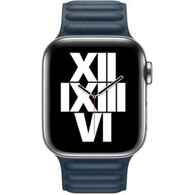 EKO Armband für Apple Watch 38/40 und 41mm mit magnetischen Gliedern (22 mm, Leder), Uhrenarmband, Blau EKO Armband für Apple Watch 38/40 und 41mm mit magnetischen Gliedern (22 mm, Leder), Uhrenarmband, Blau