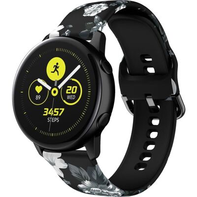 Cadorabo Armband für Samsung Galaxy Watch (20 mm, Silikon), Uhrenarmband, Blau Cadorabo Armband für Samsung Galaxy Watch (20 mm, Silikon), Uhrenarmband, Blau