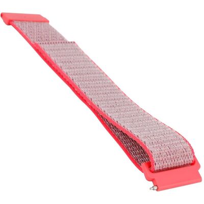 Cadorabo Armband für Samsung Galaxy Watch (20 mm, Nylon), Uhrenarmband, Rosa Cadorabo Armband für Samsung Galaxy Watch (20 mm, Nylon), Uhrenarmband, Rosa