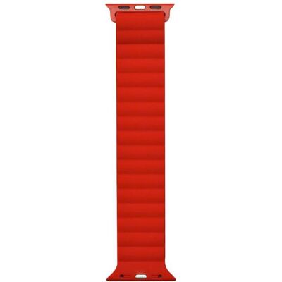 Devia Deluxe Sport 3 červená / Řemínek pro Apple Watch / 40/41/42 mm / silikonový / magnetický (Silikon), Uhrenarmband, Rot Devia Deluxe Sport 3 červená / Řemínek pro Apple Watch / 40/41/42 mm / silikonový / magnetický (Silikon), Uhrenarmband, Rot