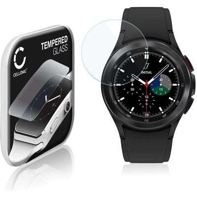 Cellonic Displayschutzglas (generisch) für Samsung Galaxy Watch 4 Classic (42mm), Smartwatch Schutzfolie, Transparent Cellonic Displayschutzglas (generisch) für Samsung Galaxy Watch 4 Classic (42mm), Smartwatch Schutzfolie, Transparent