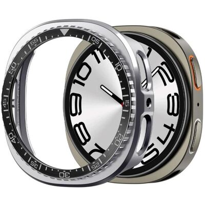 Spigen - Bezel Tune Pro Diver - for Samsung Galaxy Watch8 44mm, Stainless Steel - Black, Smartwatch Zubehör, Schwarz Spigen - Bezel Tune Pro Diver - for Samsung Galaxy Watch8 44mm, Stainless Steel - Black, Smartwatch Zubehör, Schwarz