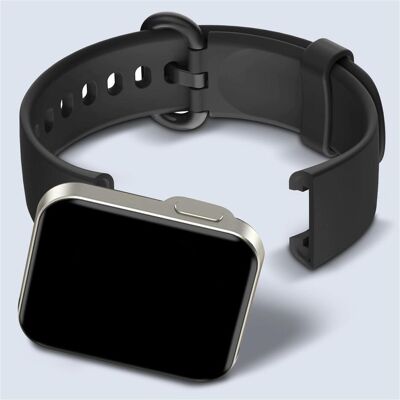 Avizar Sportarmband Xiaomi Redmi Watch Mi Watch Lite Silikon Schwarz - Sport Armband Avizar Sportarmband Xiaomi Redmi Watch Mi Watch Lite Silikon Schwarz - Sport Armband