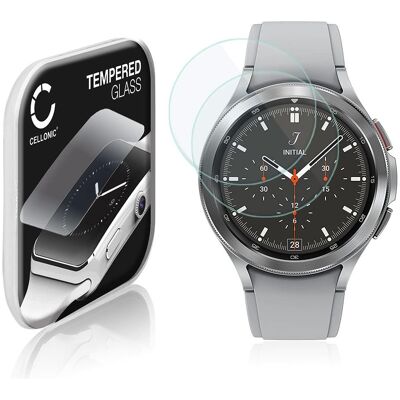 Cellonic Displayschutzglas (generisch) für Samsung Galaxy Watch 4 Classic (46mm), Smartwatch Schutzfolie, Transparent Cellonic Displayschutzglas (generisch) für Samsung Galaxy Watch 4 Classic (46mm), Smartwatch Schutzfolie, Transparent