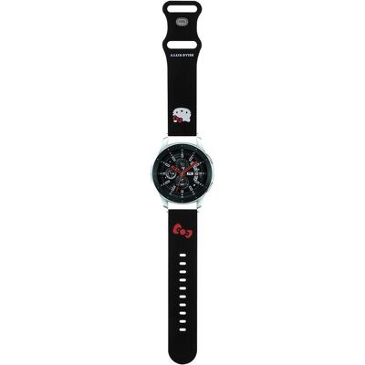Hello Kitty Pasek Uniwersalny HKUWLSCHBLK Silicone Kitty Head czarny/black 22mm (22 mm, Edelstahl, Kunststoff, Silikon), Uhrenarmband, Schwarz Hello Kitty Pasek Uniwersalny HKUWLSCHBLK Silicone Kitty Head czarny/black 22mm (22 mm, Edelstahl, Kunststoff, Silikon), Uhrenarmband, Schwarz