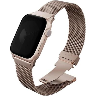 Uniq Dante Pro Apple Watch Strap 44/45/46/49mm Stainless Steel - Pink (Stainless Steel), Uhrenarmband, Pink Uniq Dante Pro Apple Watch Strap 44/45/46/49mm Stainless Steel - Pink (Stainless Steel), Uhrenarmband, Pink