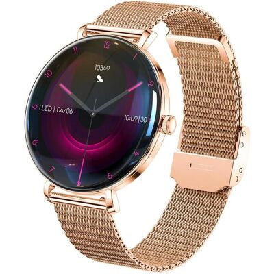 Forever Smartwatch SB-370 Rose Gold - Leopard Print (36.32 mm, ohne SIM), Smartwatch Forever Smartwatch SB-370 Rose Gold - Leopard Print (36.32 mm, ohne SIM), Smartwatch