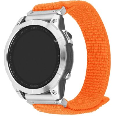 Garmin 26mm Orange Nylon Sportarmband Garmin 26mm Orange Nylon Sportarmband