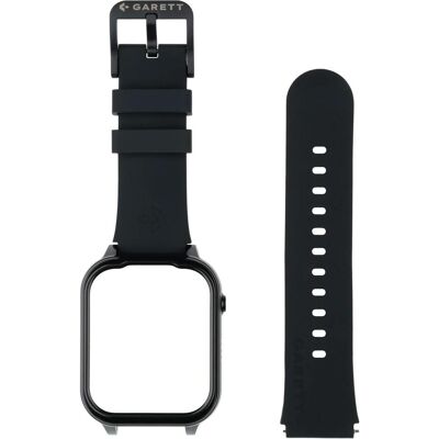 Garett Kids řemínek pro ESSA GO, černý, Smartwatch Zubehör, Schwarz Garett Kids řemínek pro ESSA GO, černý, Smartwatch Zubehör, Schwarz