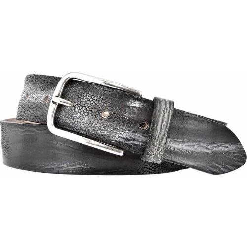 Vanzetti, Herren, Gürtel, Ledergürtel, Grau, (105)