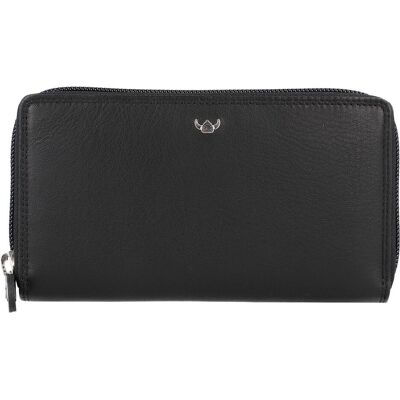 Golden Head, Damen, Portemonnaie, Polo Geldbörse Leder 15 cm, Schwarz Golden Head, Damen, Portemonnaie, Polo Geldbörse Leder 15 cm, Schwarz