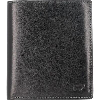 Braun Büffel, Herren, Portemonnaie, Arezzo Geldbörse RFID Leder 10 cm, Schwarz Braun Büffel, Herren, Portemonnaie, Arezzo Geldbörse RFID Leder 10 cm, Schwarz
