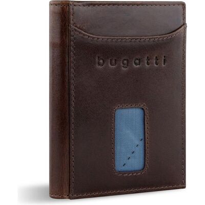 Bugatti Unisex, Portemonnaie, Secure Slim - RFID Kreditkartenhalter, Braun Bugatti Unisex, Portemonnaie, Secure Slim - RFID Kreditkartenhalter, Braun
