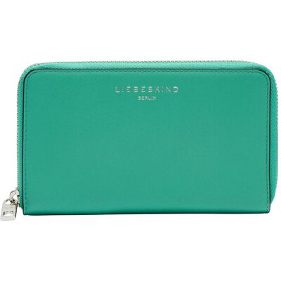 Liebeskind Berlin, Damen, Portemonnaie, Kodiaq Sheep Hilla Frieda Ziparound Wallet, Grün, Türkis Liebeskind Berlin, Damen, Portemonnaie, Kodiaq Sheep Hilla Frieda Ziparound Wallet, Grün, Türkis