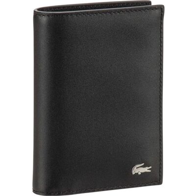Lacoste, Herren, Portemonnaie, Geldbörse FG Vertical Billfold 2368, Schwarz Lacoste, Herren, Portemonnaie, Geldbörse FG Vertical Billfold 2368, Schwarz