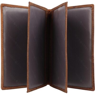 Greenburry, Unisex, Portemonnaie, Vintage Dokumenten Etui Leder 12 cm, Braun Greenburry, Unisex, Portemonnaie, Vintage Dokumenten Etui Leder 12 cm, Braun