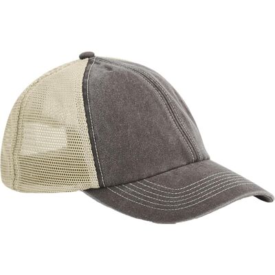 Beechfield, Unisex, Cap, 6 Panel Vintage Trucker, Mehrfarbig, Braun, (One Size) Beechfield, Unisex, Cap, 6 Panel Vintage Trucker, Mehrfarbig, Braun, (One Size)