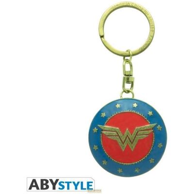 ABYstyle Schlüsselanhänger, DC COMICS - Keychain 3D Shield Wonder Woman X2, Mehrfarbig ABYstyle Schlüsselanhänger, DC COMICS - Keychain 3D Shield Wonder Woman X2, Mehrfarbig