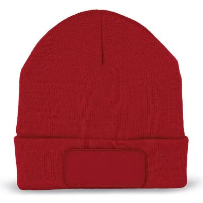 K-up, Unisex, Mütze, Mütze mit Patch und Thinsulate-Futter, Rot, (One Size) K-up, Unisex, Mütze, Mütze mit Patch und Thinsulate-Futter, Rot, (One Size)
