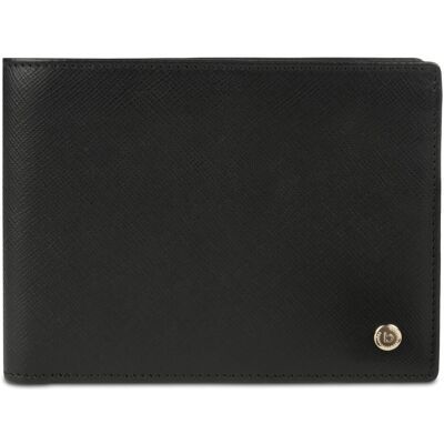 Bugatti Herren, Portemonnaie, Roccia Geldbörse RFID Schutz Leder 12.5 cm, Schwarz Bugatti Herren, Portemonnaie, Roccia Geldbörse RFID Schutz Leder 12.5 cm, Schwarz